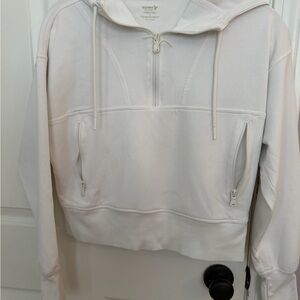 Old Navy Active White Fleece Jacket